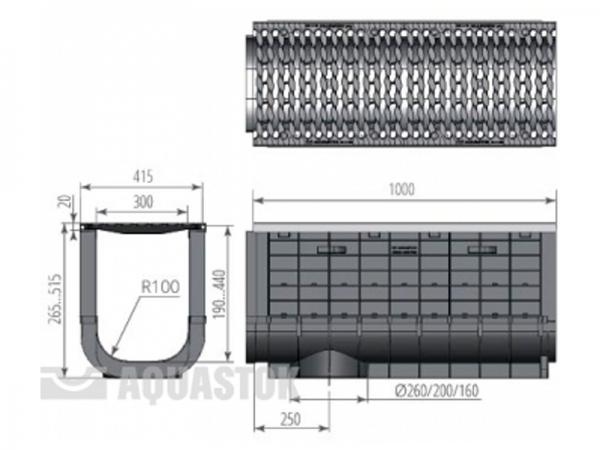 PROFI DN300 DN300 C250 