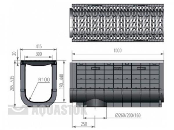 DN300 E600