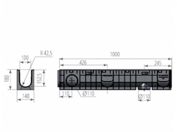 ЛВП NORMA DN100 H180