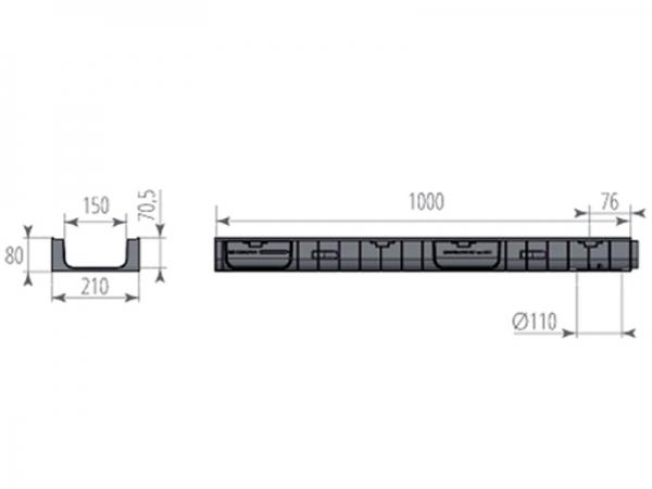 NORMA PLASTIK DN150 H80