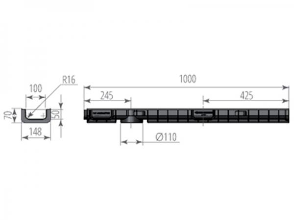ЛВП NORMA DN100 H70