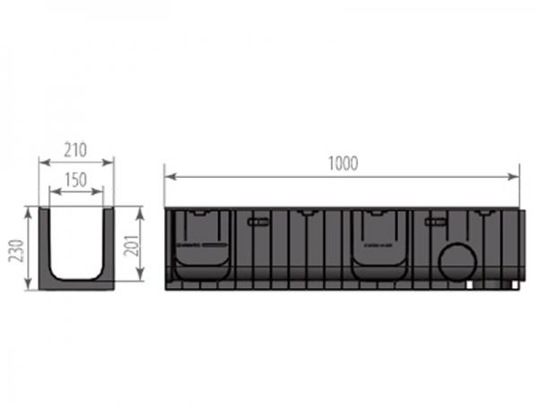 ЛВП NORMA DN150 H230