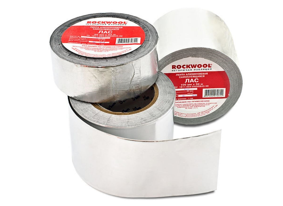 Алюминиевая клейкая лента ROCKWOOL