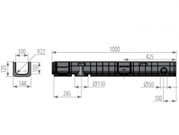 ЛВП NORMA DN100 H120