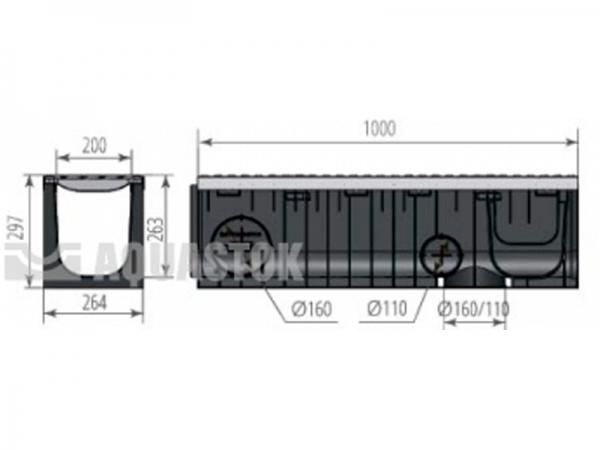 PROFI DN200 H297 E600