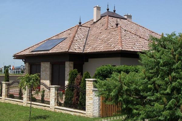 Цементно-песчаная черепица Braas Адриа