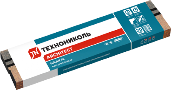 Фасадная плитка HAUBERK, Обожженный кирпич